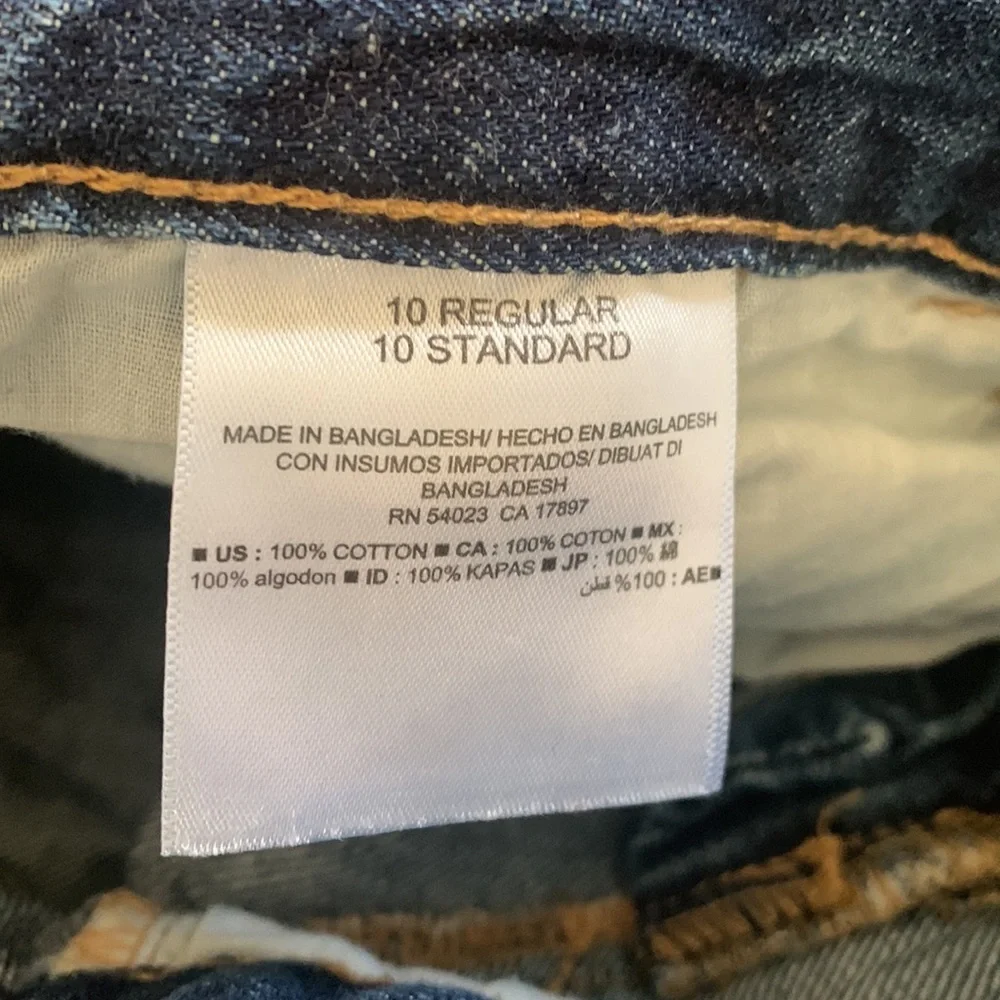 GAP Old Navy Jeans Lot Girls Size 10 Boyfriend Girlfriend Distressed 5 pocket